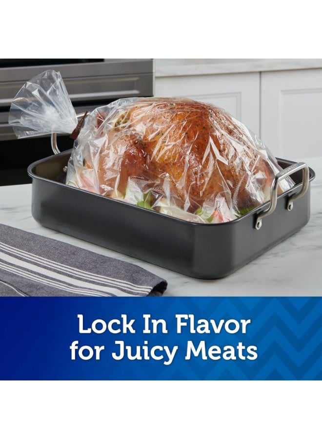 أكياس شواء حرارية للفرن والميكروويف حجم كبير – أكياس تحميص الطعام للحوم والدواجن والأسماك – عبوة 8 أكياس Roasting Bags بمقاس 25×38 سم – تحمير الطعام داخل الكيس مع الحفاظ على العصارة – طهي صحي بدون فوضى – تحافظ على نظافة الفرن وتمنح طعامك طراوة ومذاق غني - Image 5